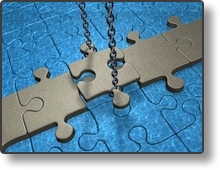 sma;;jigsaw dropshadow